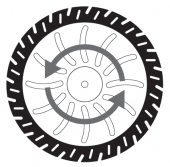Алмазный диск DRUX 365 для прямого наконечника